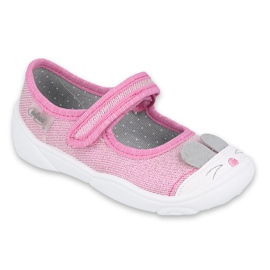 Chaussures enfant Befado 209P034 rose argent