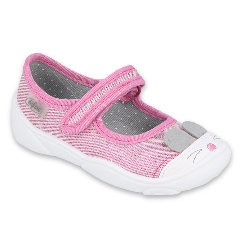 Chaussures enfant Befado 209P034 rose argent