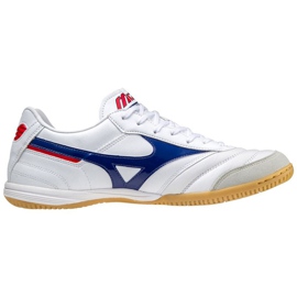 Mizuno Morelia M Q1GA210125 chaussures de football blanc, royal blanc