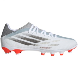 Chaussures de foot Adidas X Speedflow.3 Mg M FY3270 bleu, blanc, gris / argent blanche