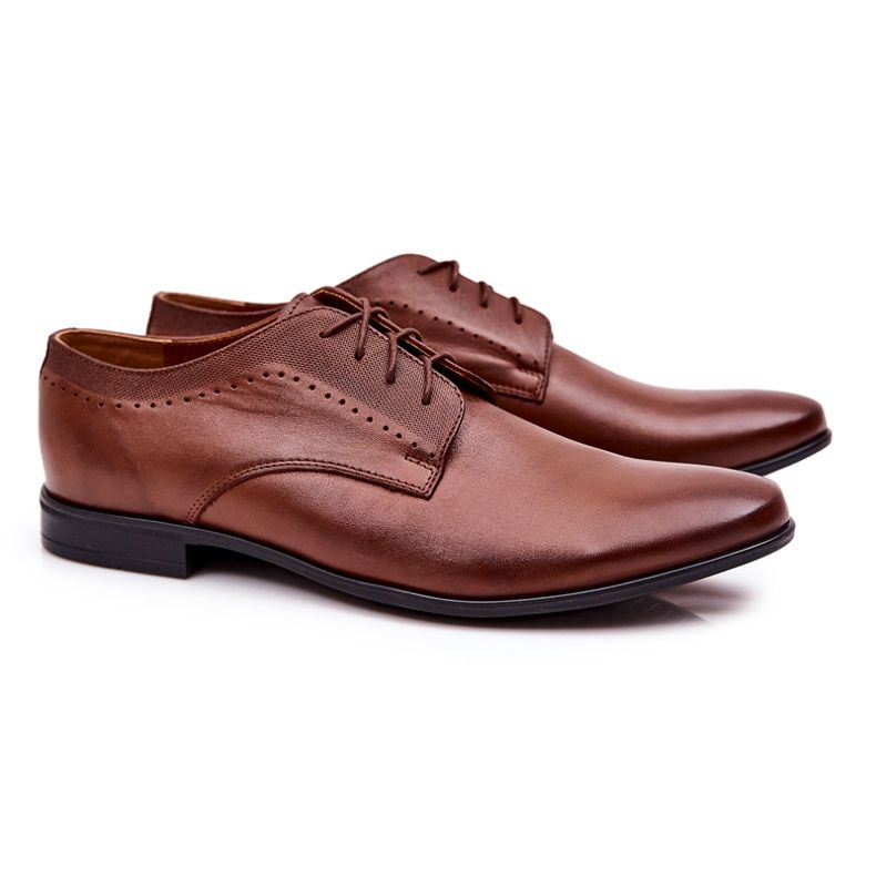 Bednarek Polish Shoes Chaussures en cuir élégantes Bednarek 724 Marron brun Bednarek Polish Shoes Chaussures en cuir élégantes Bednarek 724 Marron brun