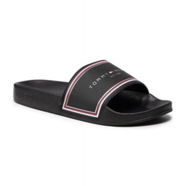 Tommy Hilfiger Essentials Toboggan De Piscine W FW0FW05933-BDS le noir