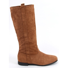 Bottes plates Flatty Camel brun