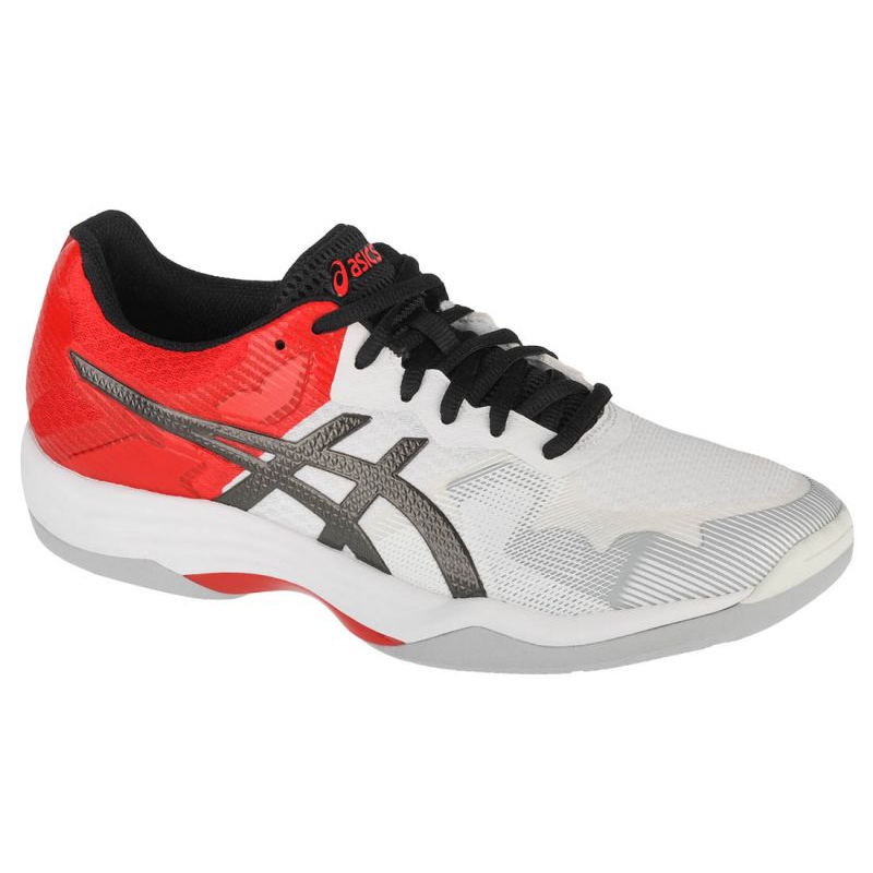 Asics rouge et sales blanche