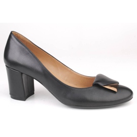 Marco Shoes Escarpins confortables pour un pied plus large avec une semelle intérieure souple le noir