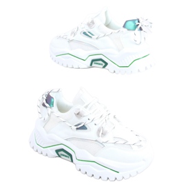 Baskets Berta White blanc vert
