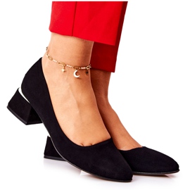 Lewski Shoes Escarpins Daim Lewski 3118 Noir