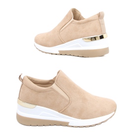Chaussures compensées Biflo Beige
