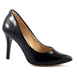 Saway Escarpins femme 2333 vernis noir le noir Saway Escarpins femme 2333 vernis noir le noir