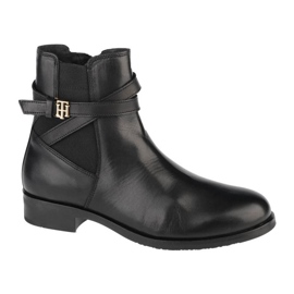 Tommy Hilfiger Hardware On Belt Flat Boot W FW0FW05967-BDS noir
