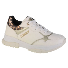 Baskets basses à lacets Tommy Hilfiger W T3A4-31173-1242X048 blanc