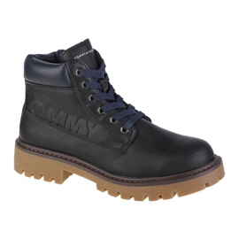 Bottine à lacets Tommy Hilfiger W T3B5-32088-0777800 bleu