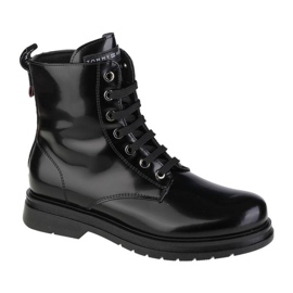 Bottine à lacets Tommy Hilfiger W T4A5-32009-0776999 le noir