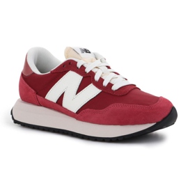 Chaussures New Balance W WS237DF1 blanc rouge