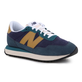 New Balance M MS237LX1 bleu marine vert jaune