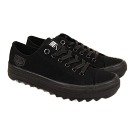 Baskets textile Big Star W FF274248 noir le noir