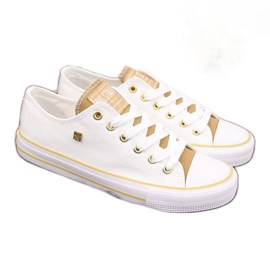 Baskets textile Big Star W HH274458 blanc blanche Baskets textile Big Star W HH274458 blanc blanche