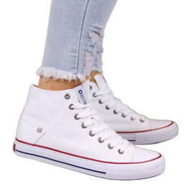 Baskets montantes Big Star W DD274332 blanc