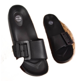 Chaussons de plage noirs Big Star W FF274A389 le noir Chaussons de plage noirs Big Star W FF274A389 le noir