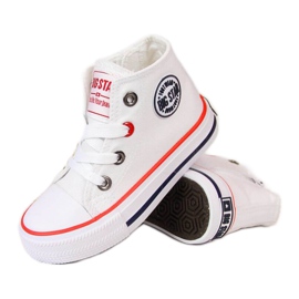 Baskets avec fermeture éclair Big Star Jr HH374083 blanc