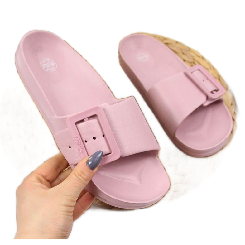 Chaussons de plage Big Star W FF274A387 rose