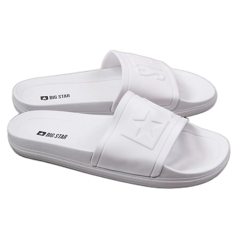 Chaussons de plage Big Star W DD274A268 blanc blanche Chaussons de plage Big Star W DD274A268 blanc blanche