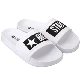 Chaussons de plage Big Star W DD274A264 blanc