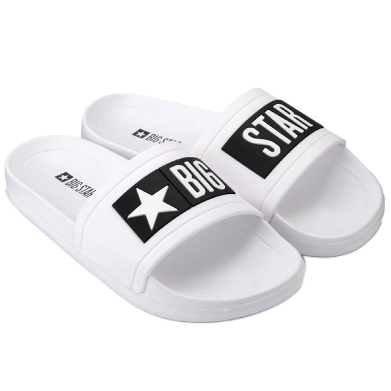 Chaussons de plage Big Star W DD274A264 blanc blanche