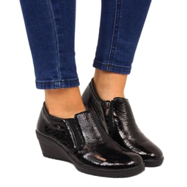 Chaussures en cuir laqué Helios W 389 noir le noir Chaussures en cuir laqué Helios W 389 noir le noir