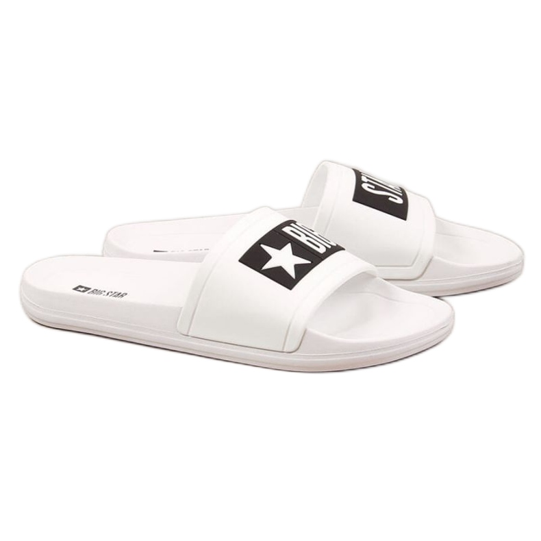 Chaussons de piscine blancs Big Star M DD174700 pour la piscine blanche