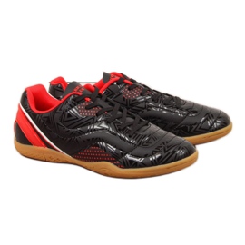 American Club Jr.AM763A chaussures de sport en salle noir blanc