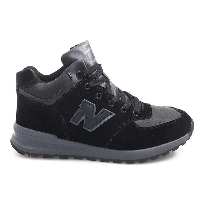 Bottes de neige chaudes H1737B Noir le noir gris