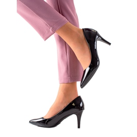 Clowse Talons Laqués Élégants noir