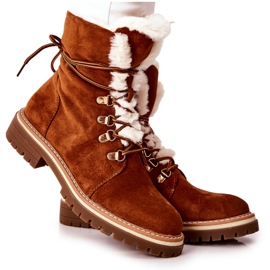 Bottes chaudes Nelby camel brun