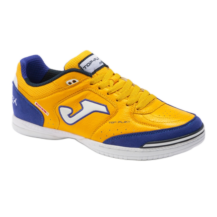Joma Top Flex 2128 In M TOPW2128IN chaussures de football jaune, royal jaunes
