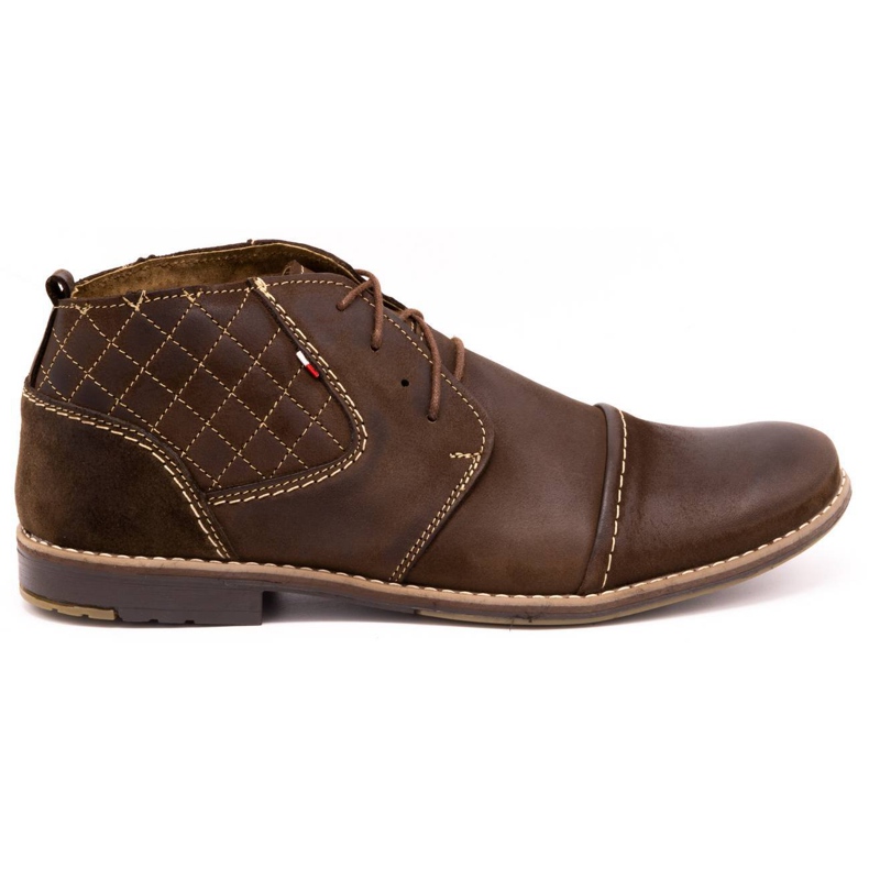 Olivier Chaussures matelassées pour hommes 254 marron brun Olivier Chaussures matelassées pour hommes 254 marron brun