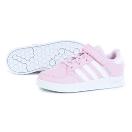 Chaussures Adidas Breknet C GZ7644 blanche rose Chaussures Adidas Breknet C GZ7644 blanche rose