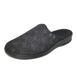 Befado chaussures pour hommes pu 089M363 noir gris