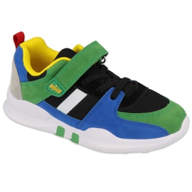 Chaussures pour enfants Befado 516Y133 le noir bleu multicolore vert