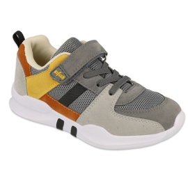 Chaussures pour jeunes Befado 516Q131 gris multicolore jaune