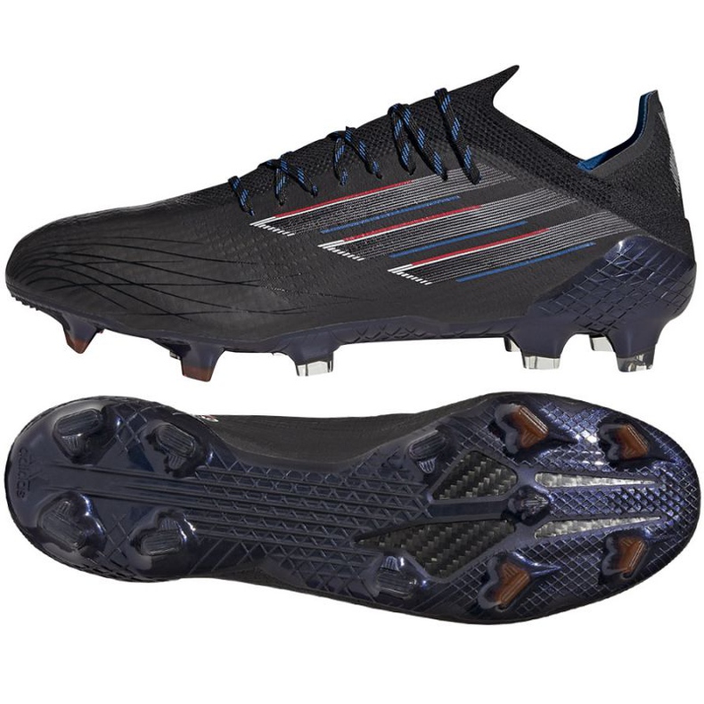 Chaussures de football Adidas X Speedflow M GW7454 le noir le noir Chaussures de football Adidas X Speedflow M GW7454 le noir le noir