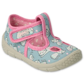 Chaussures enfant Befado 533P014 bleu rose