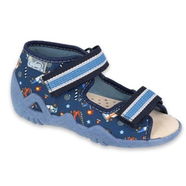 Chaussures enfant Befado jaune 350P028 bleu