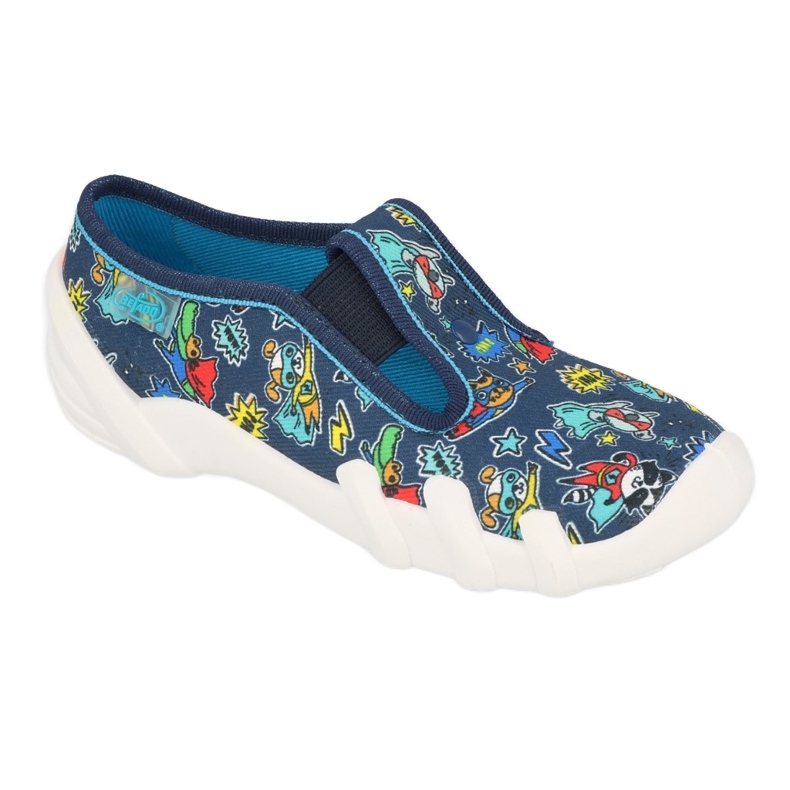Chaussures enfant Befado 290X233 bleu marin multicolore