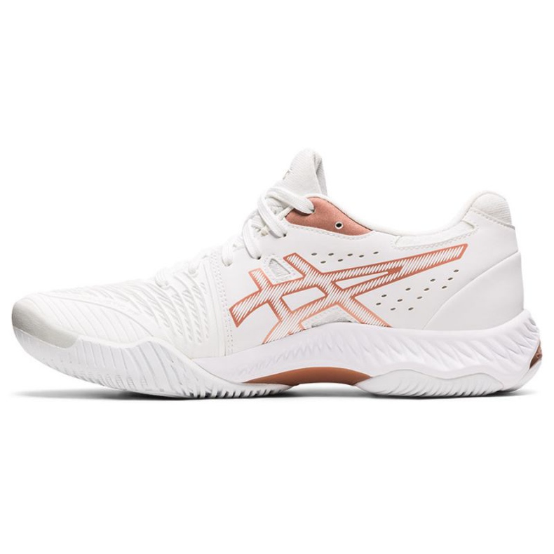 Asics Netburner Ballistic Ff 2 W 1052A033 102 chaussures de volley-ball blanche blanche