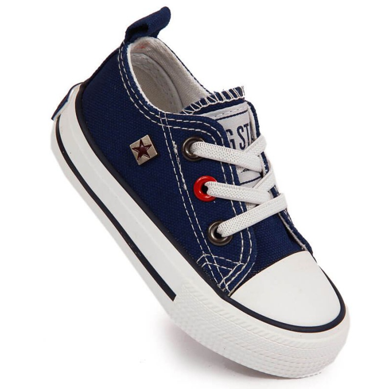 Baskets basses Big Star HH374195, bleu marine