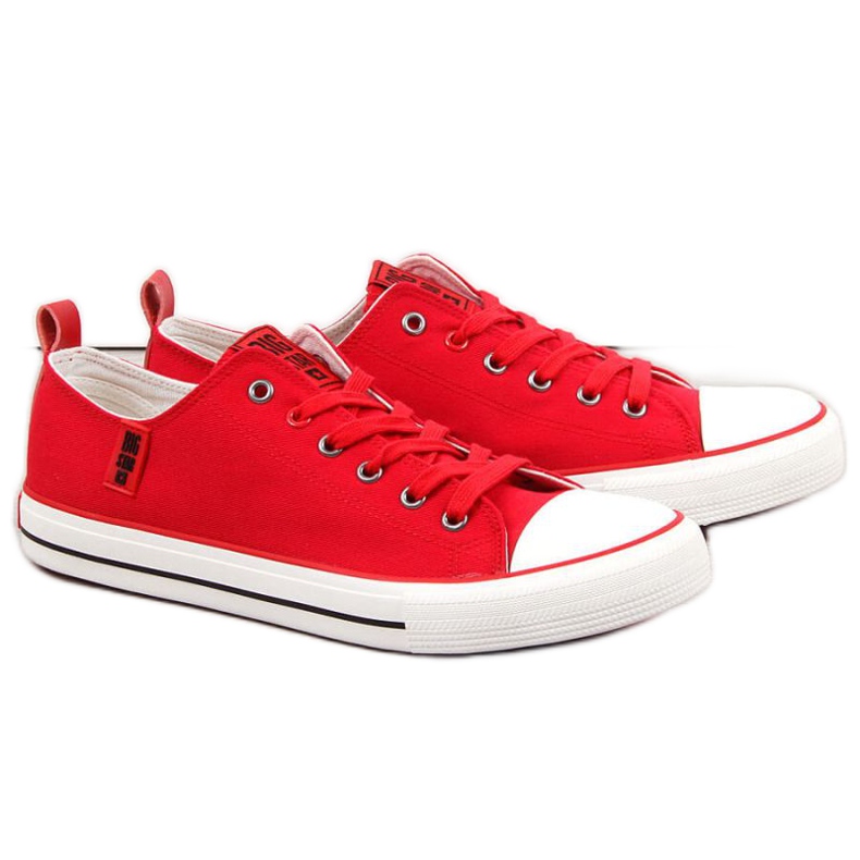 Baskets basses Big Star M JJ174063 rouge