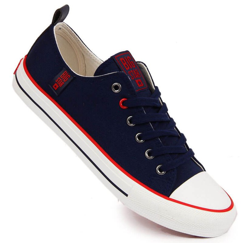 Baskets basses Big Star W JJ274121 bleu marine