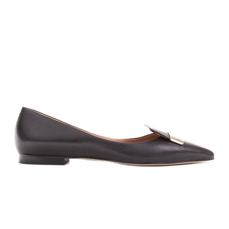 Marco Shoes Ballerines à languette décorative le noir