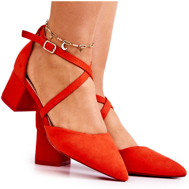 WS1 Escarpins sur un bar avec Spitz Orange Jodie rouge WS1 Escarpins sur un bar avec Spitz Orange Jodie rouge